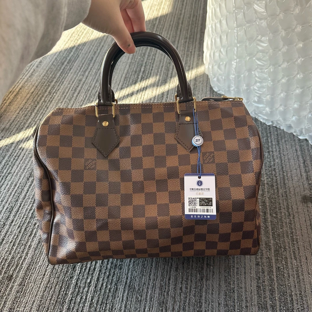 95新 LouisVuitton/路易威登 老花手提包yy 1704 8182