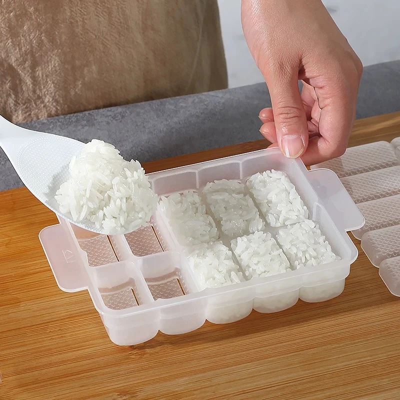 军舰寿司模具10连体做手握饭团紫菜包饭制作米饭寿司料理工具商用