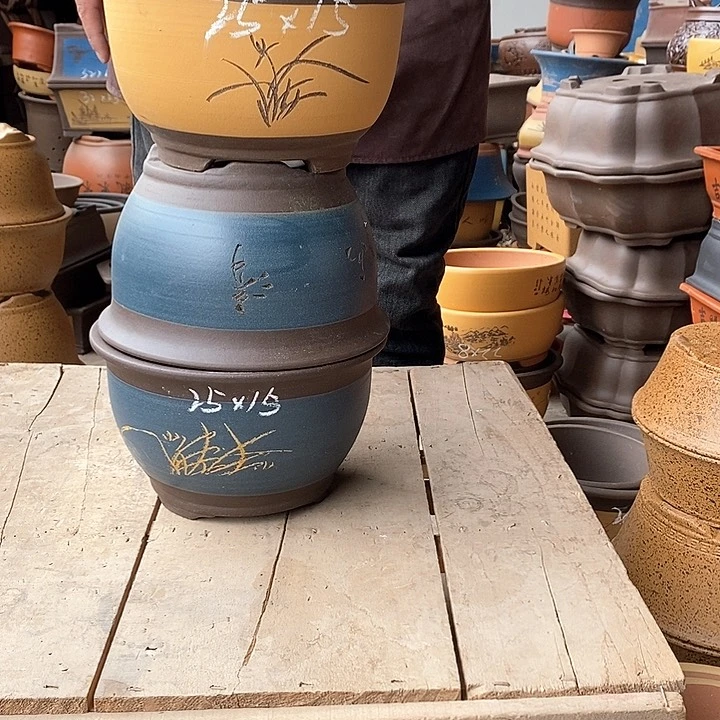 紫砂花盆紫砂陶艺