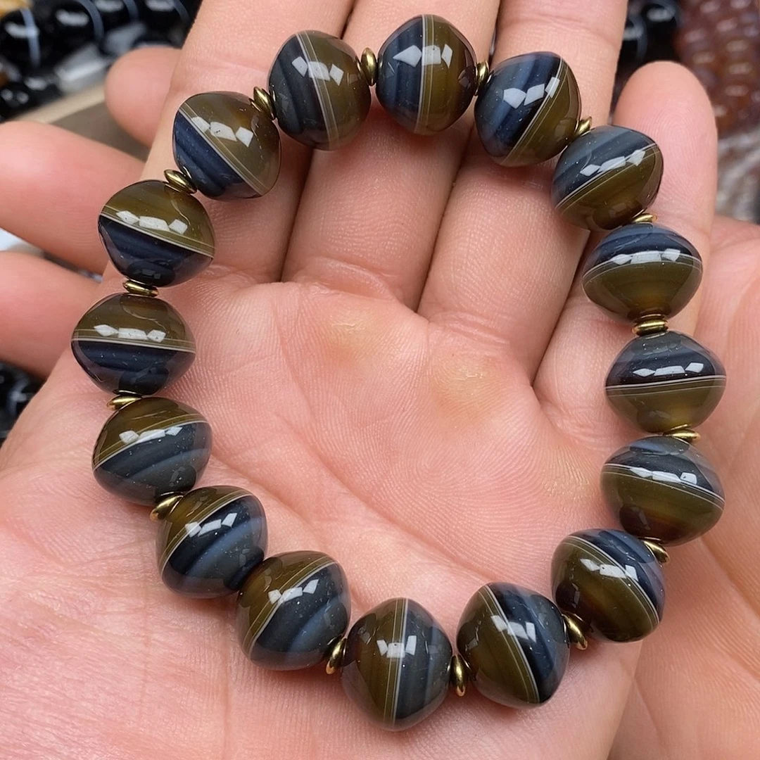 玛瑙/玉髓未镶嵌手链