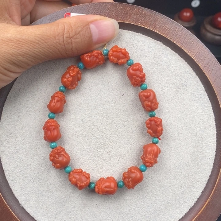 南红玛瑙未镶嵌手串