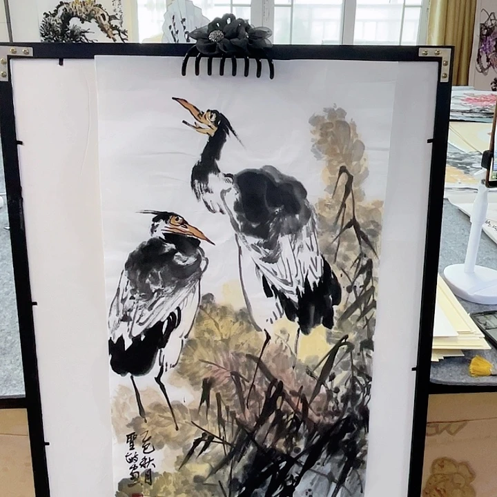 国画张圣敏先生纯手绘作品
