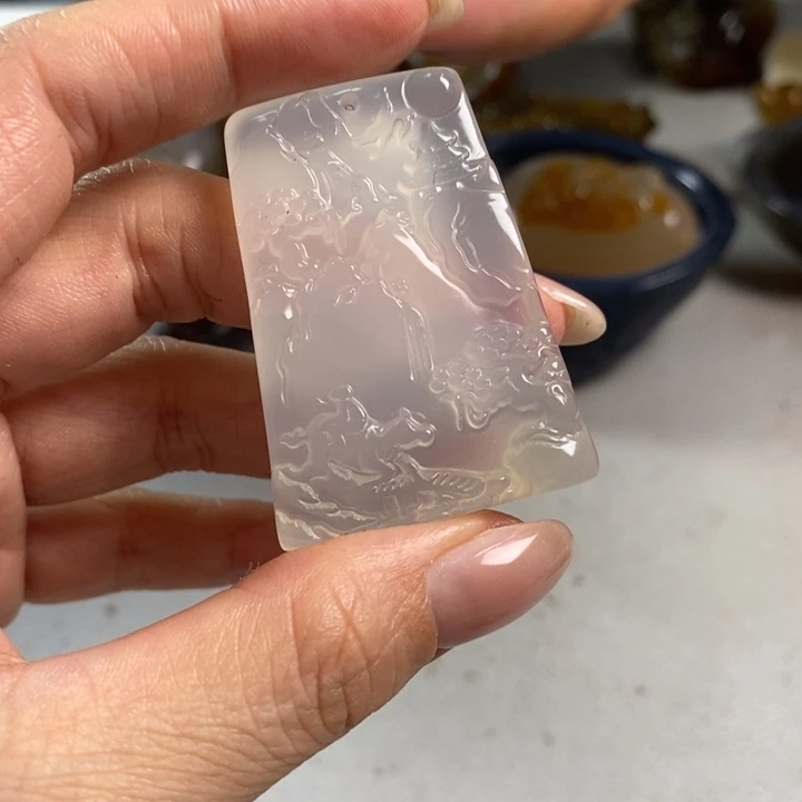 玛瑙/玉髓吊坠(不含链)未镶嵌