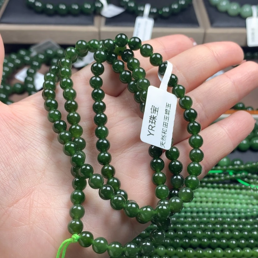 【闪购商品】和田玉（碧玉）颈饰未镶嵌6m