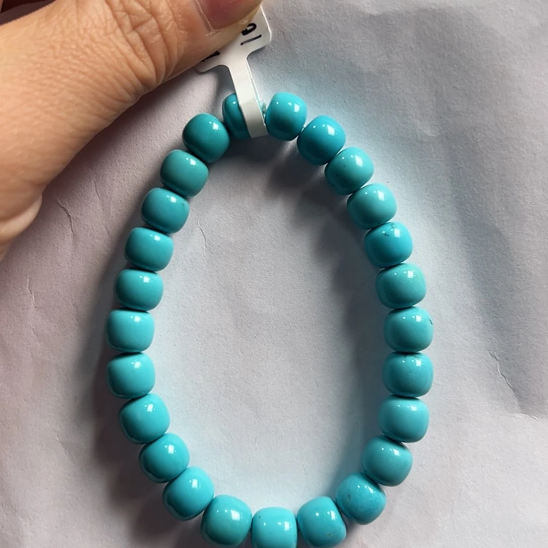 未镶嵌绿松石手串卡8➕