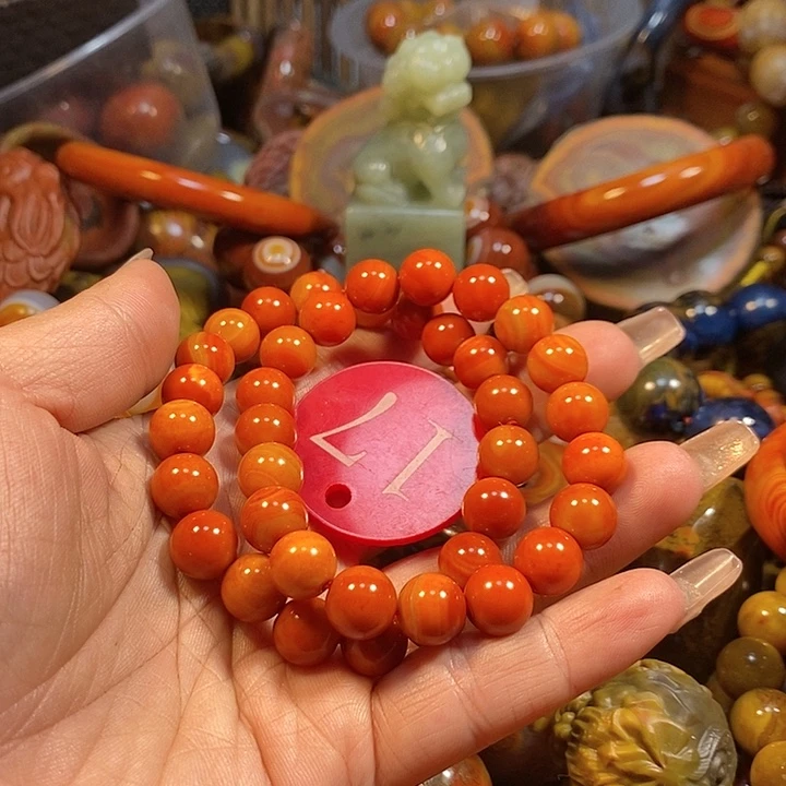 玛瑙/玉髓手链未镶嵌立**魔