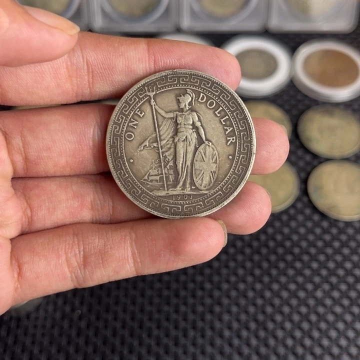 金属大头龙洋船洋工艺品