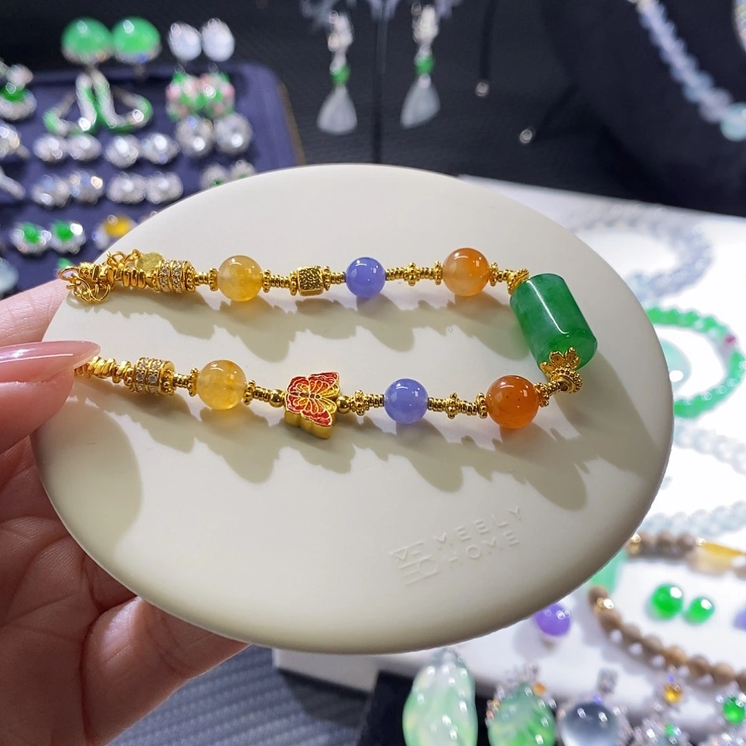 翡翠把件未镶嵌手链