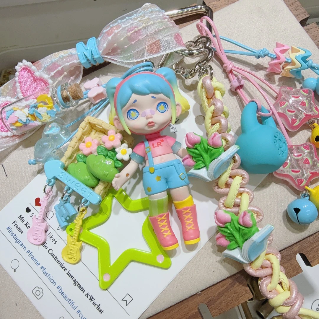 【x101-200】过款 手机链钥匙扣miu系挂件包挂高级感手机挂饰配件