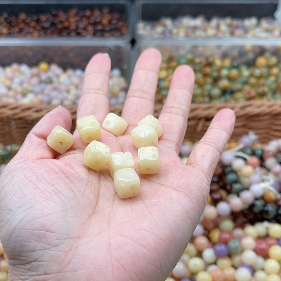 白玉菩提吊坠K/10mm/10+5颗