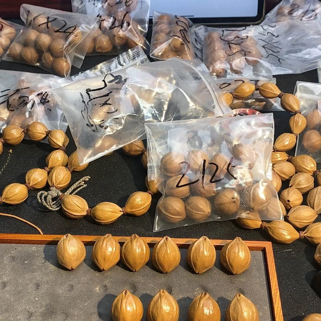 男****手串橄榄核21x26梅林铁核