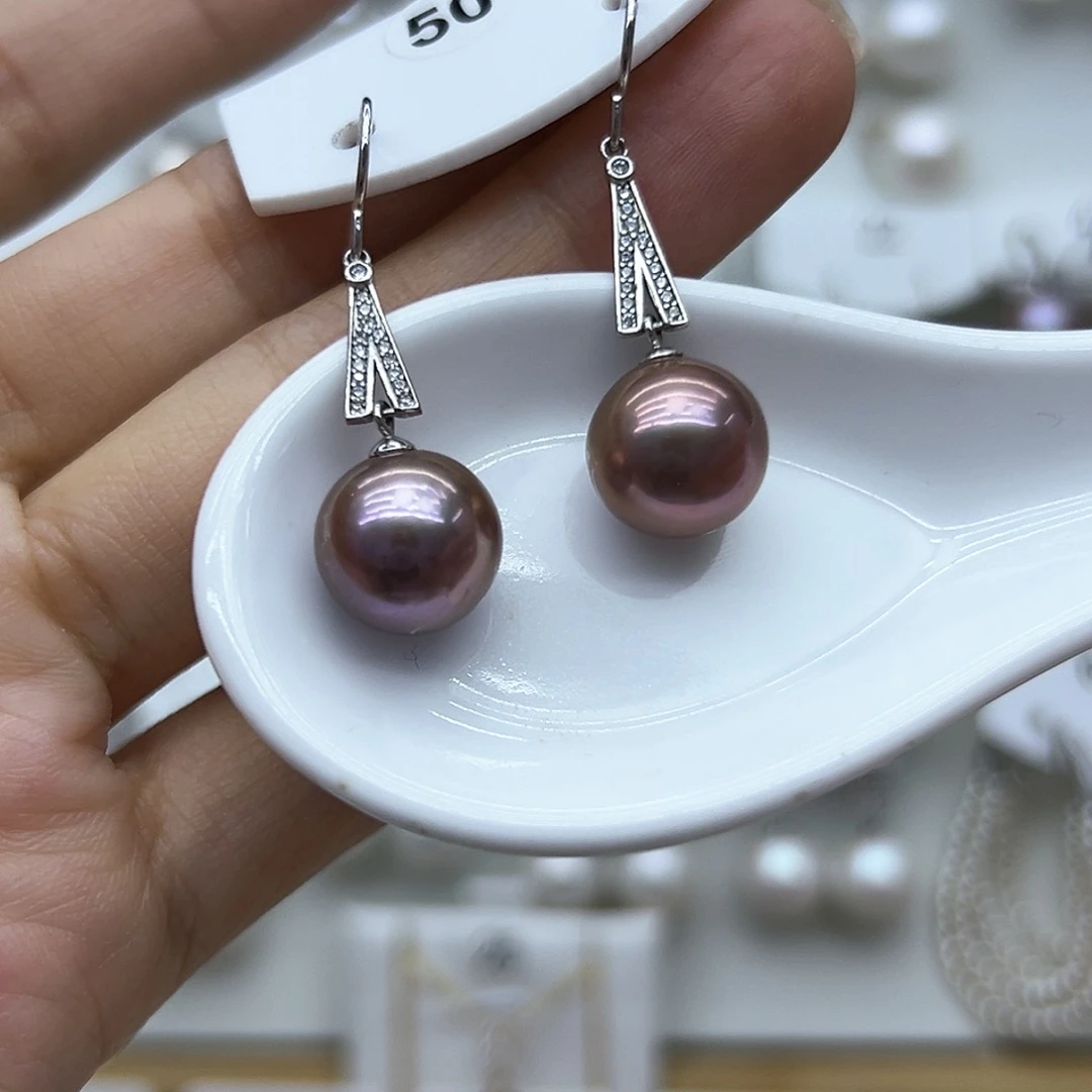 淡水珍珠银S925镶嵌颈饰清**骨