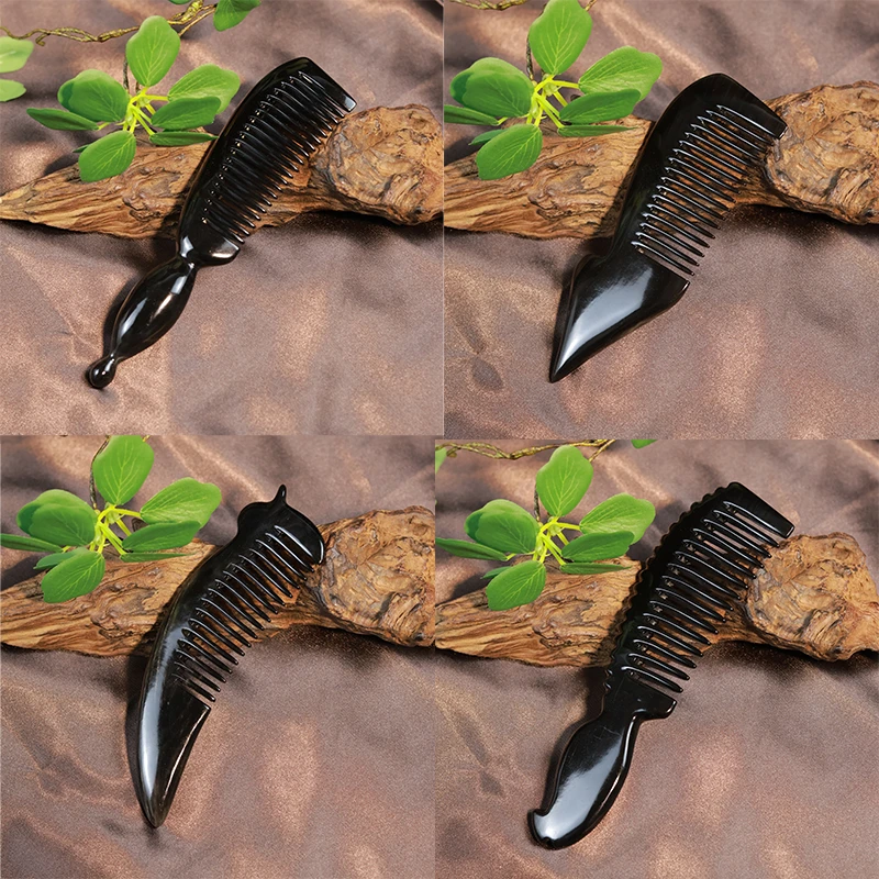 【熹岳承光】复古专属角制品链接一物一拍牛角梳