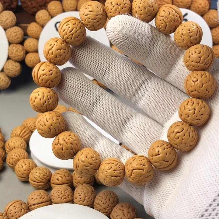 桃核手串东北野生小肌肉14+