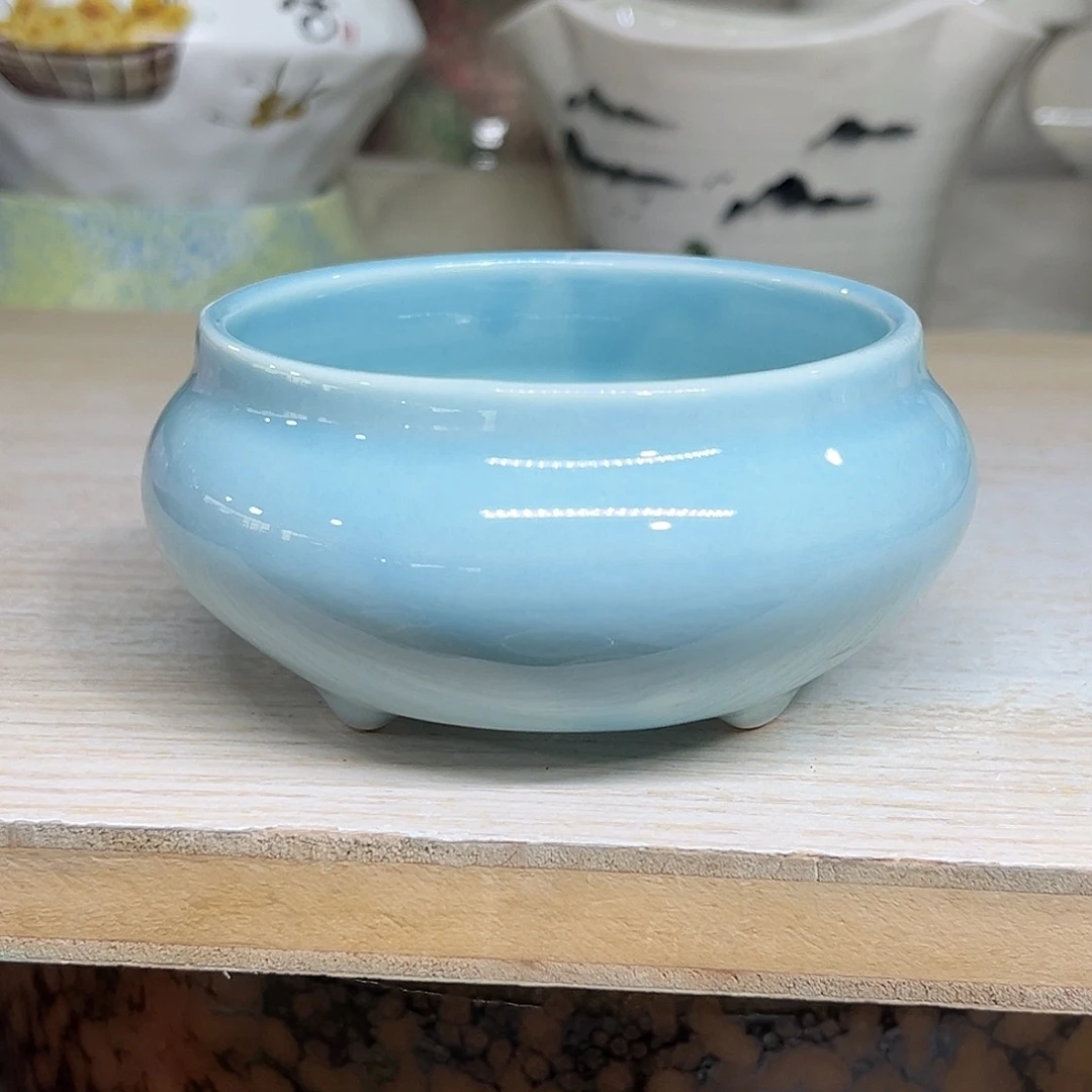 陶瓷绿植多肉微瑕花盆外口径：8*5