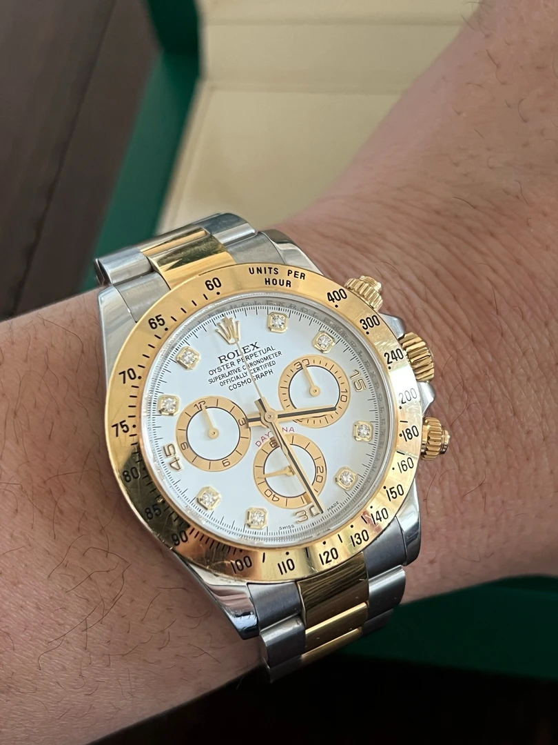 99新 Rolex/劳力士 劳力士迪通拿116523白钻