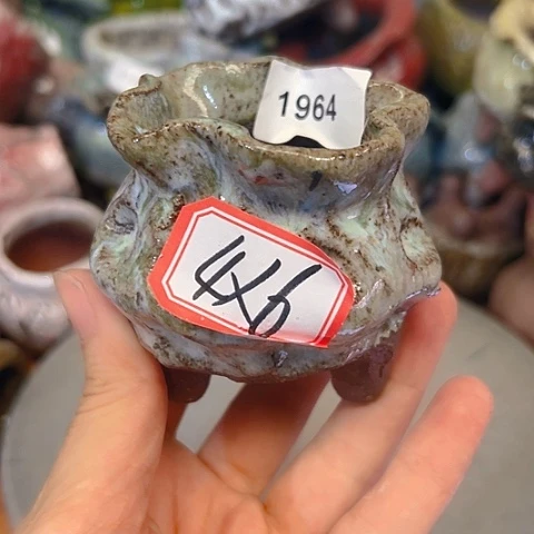 粗陶花盆手工花盆制作