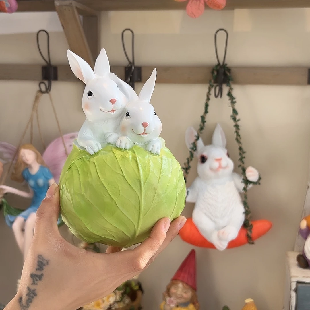 花园摆件红红火火