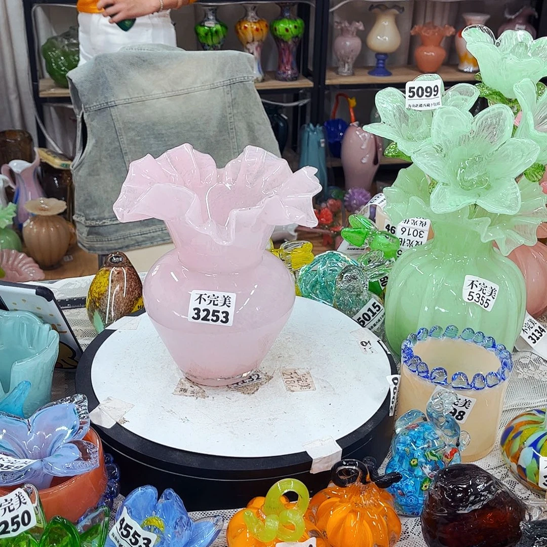 3253黑点多多 家悦琉璃工艺品小瑕