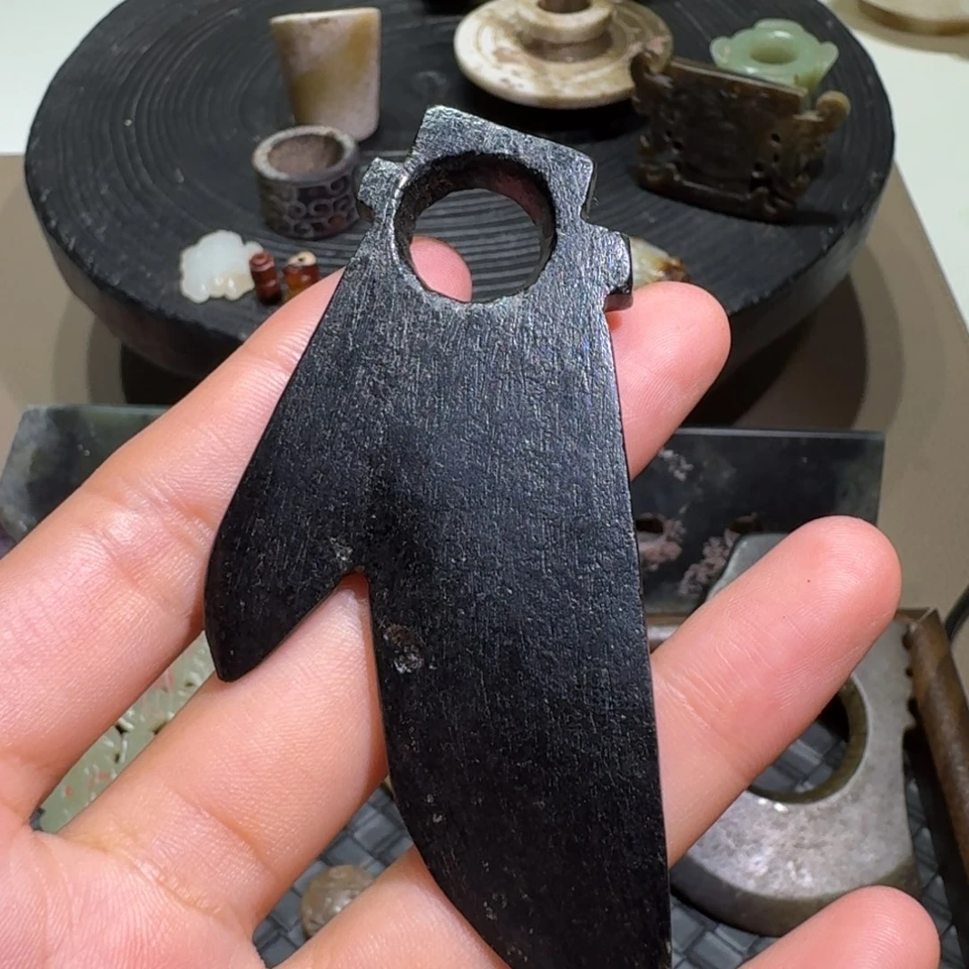 我***果和田玉（糖玉）未镶嵌挂件