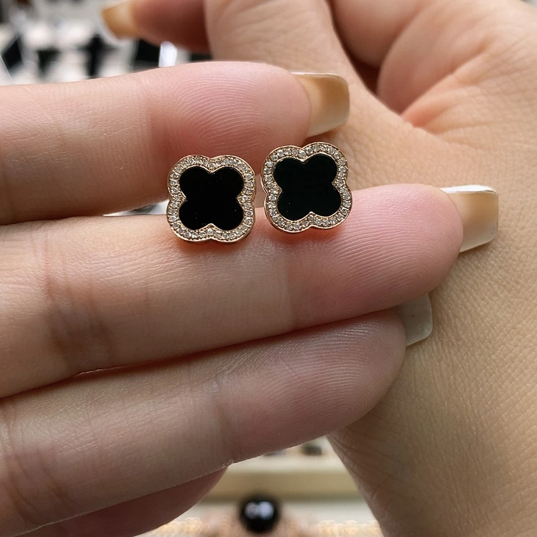 翡翠18K金镶嵌耳饰