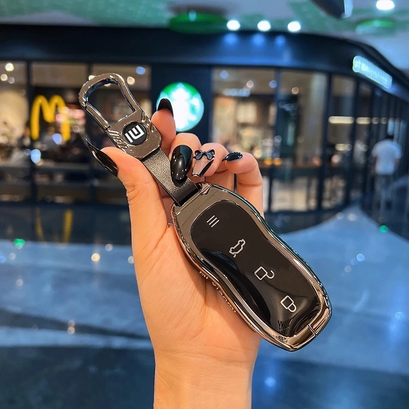 适用小米su7钥匙套2025款su7pro智能su7max汽车专用YU7钥匙壳扣