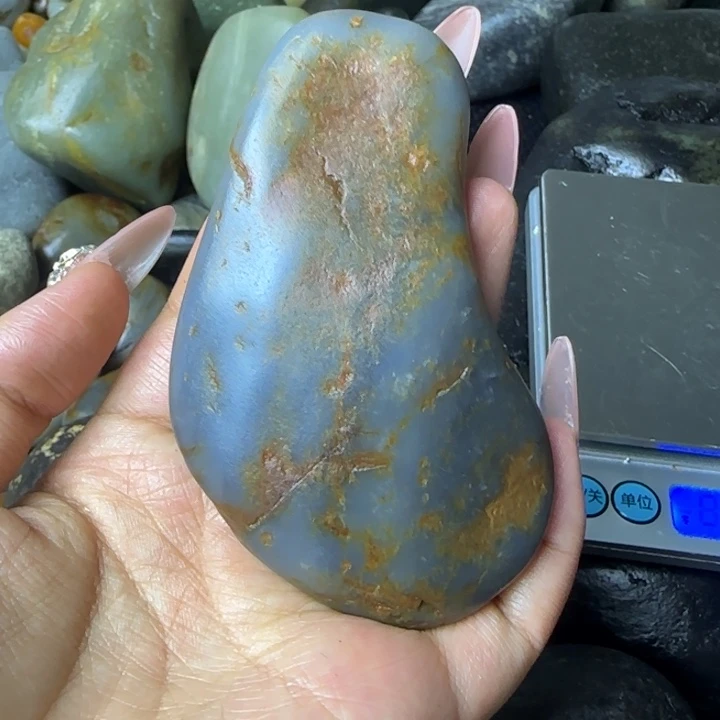 名***真未镶嵌和田玉把件