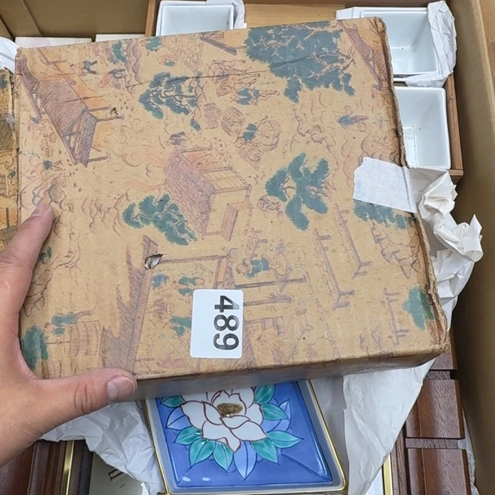 雪***国瓷片瓷器工艺品摆件瓷器瓷器