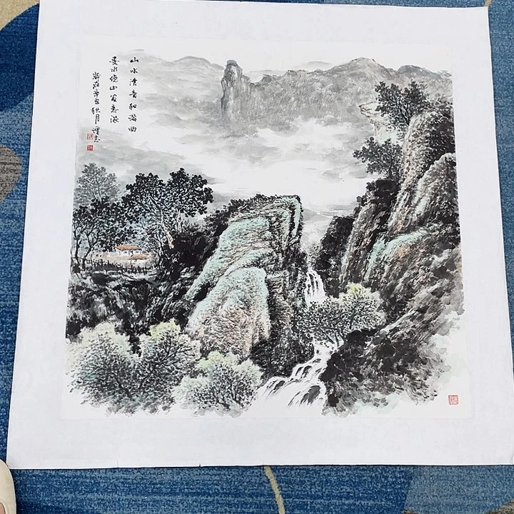国画松*生绘画作品连增志拖底