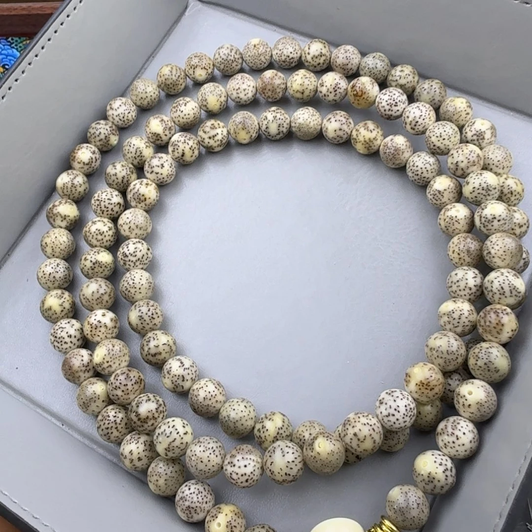 星月菩提吊坠星月菩提圆珠10mm