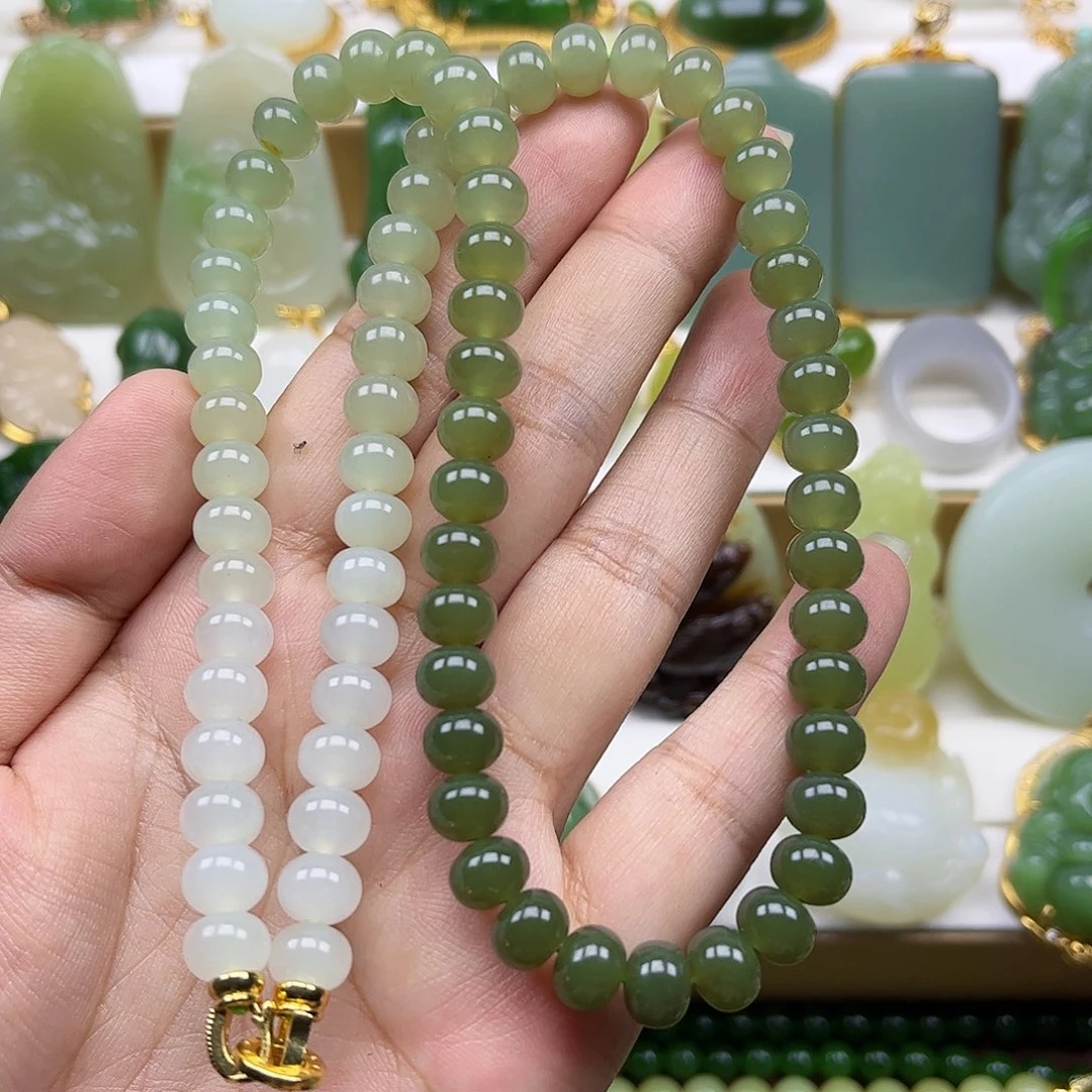 项链未镶嵌和田玉卡8