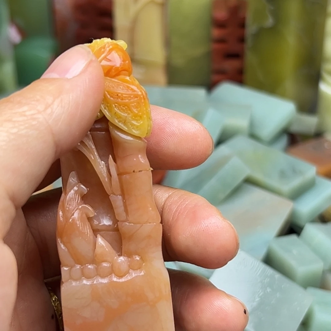 冰***儿昌化石印石你不去