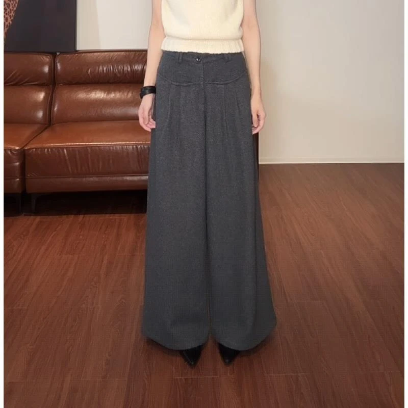 ZOUYASHIFA  阔腿裤显瘦气质西裤 YSA89111