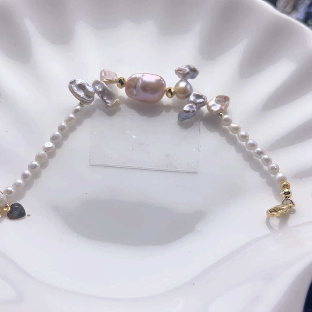 淡水珍珠未镶嵌手链【纯恬】