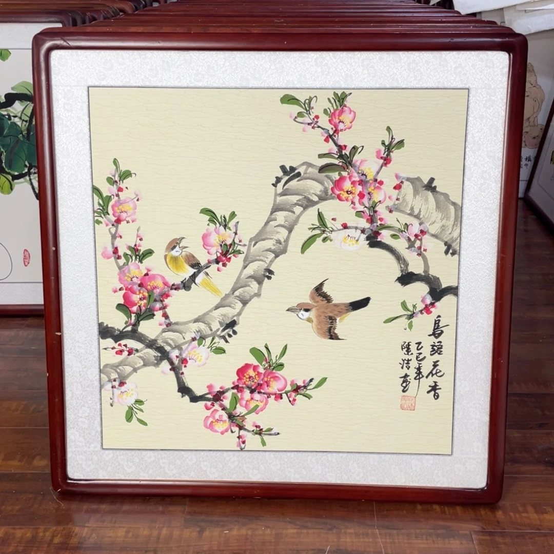 国画带框尺寸63*63厘米