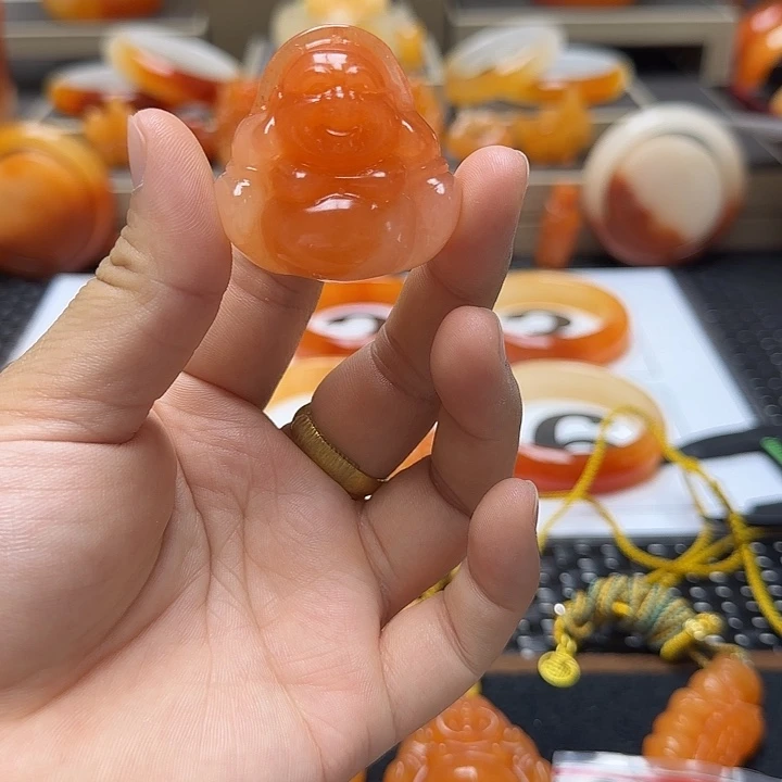 石英质玉（黄龙玉）未镶嵌吊坠(赠链)惠