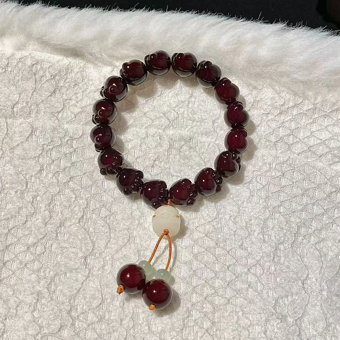 溏心老料猫爪菩提手串男女同款文玩绕指柔盘玩念珠手串