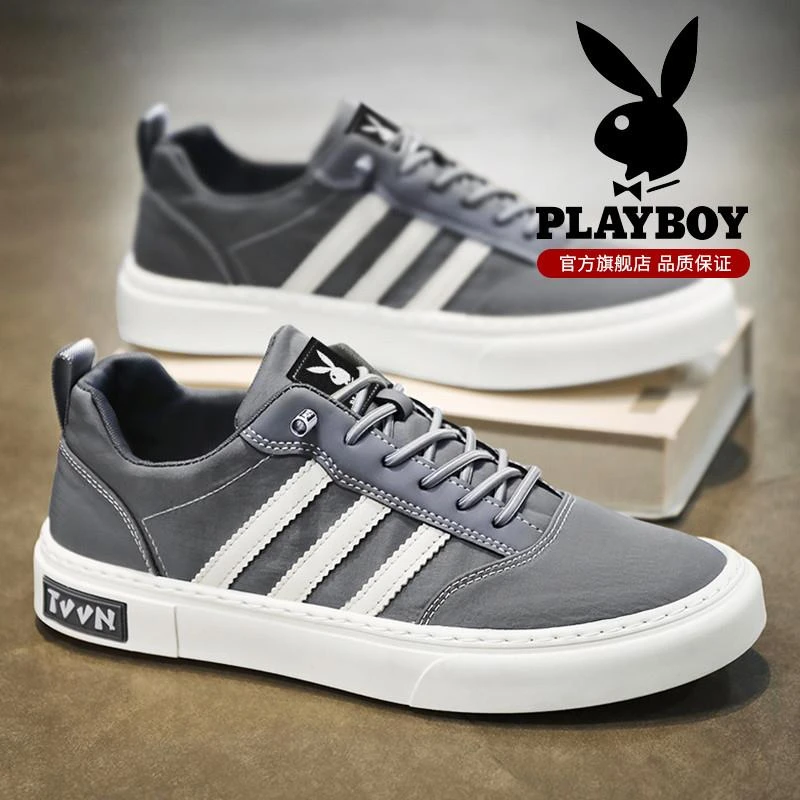花花公子男鞋新款夏季男士休闲平板鞋防滑百搭鞋子男款运动鞋男