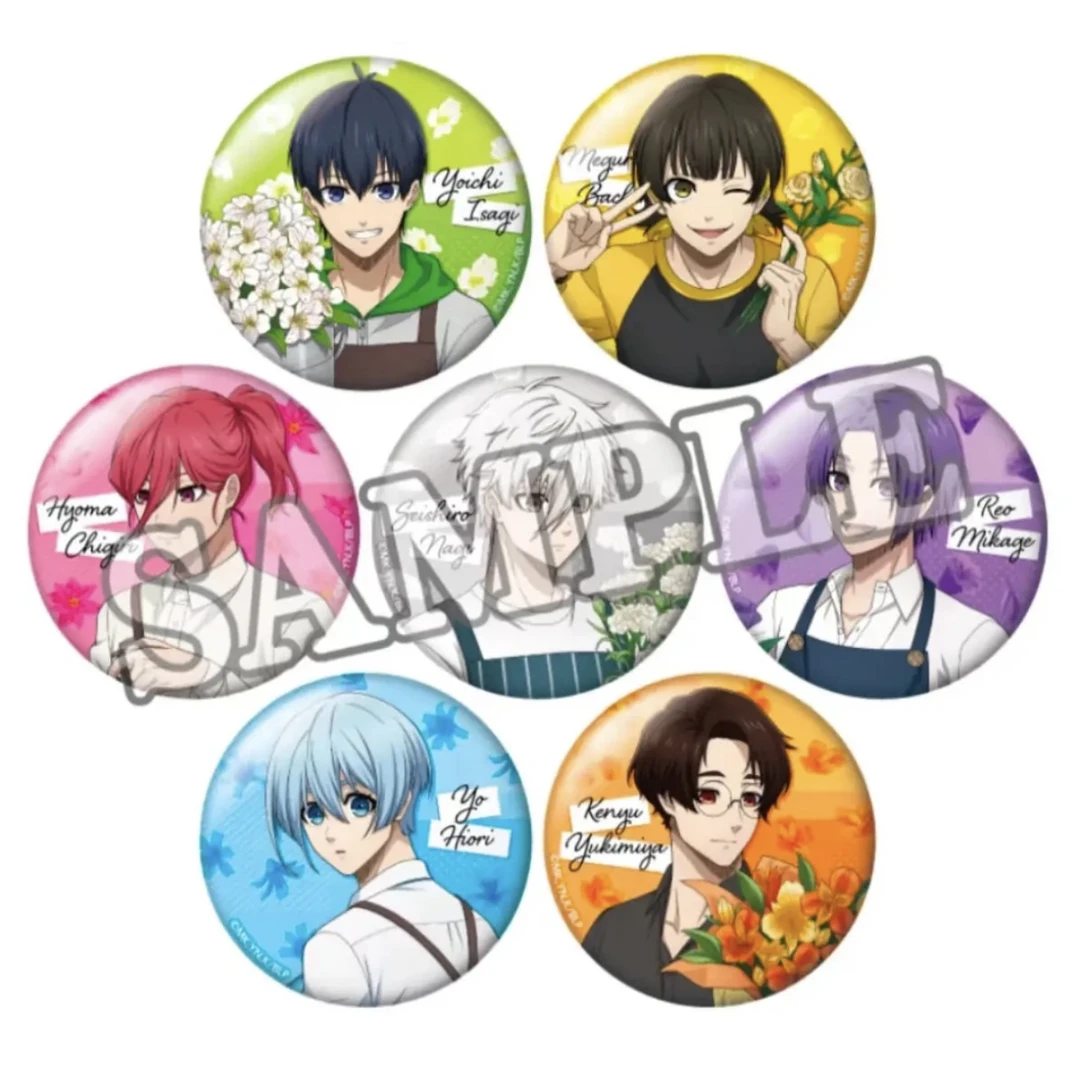 【蓝色监狱】蓝锁 花店 Q版正比吧唧徽章（默认代拆）