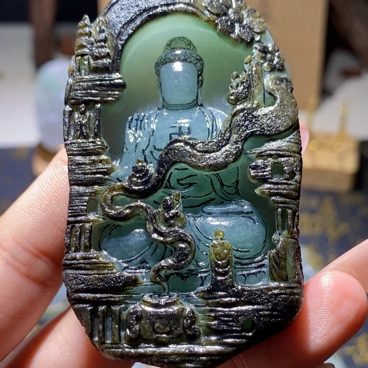 ****子定制翡翠未镶嵌翡翠