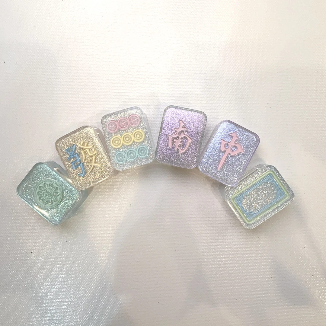 滴胶手工麻将拆盒