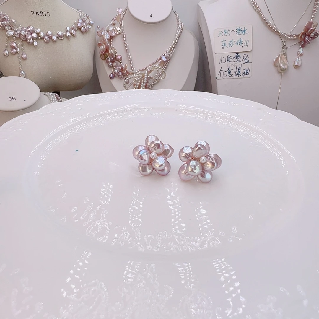 未镶嵌耳饰淡水珍珠