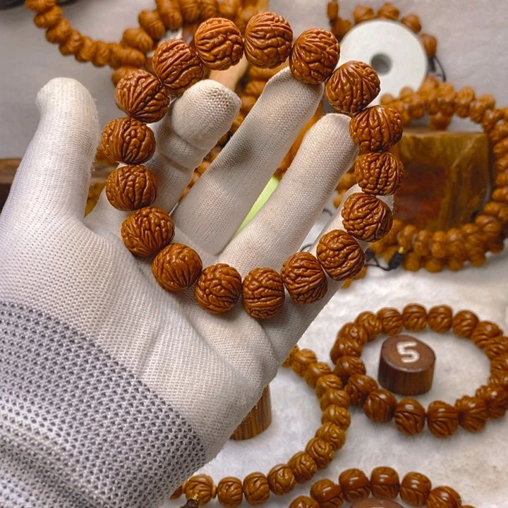 桃核吊坠老树荔枝单圈