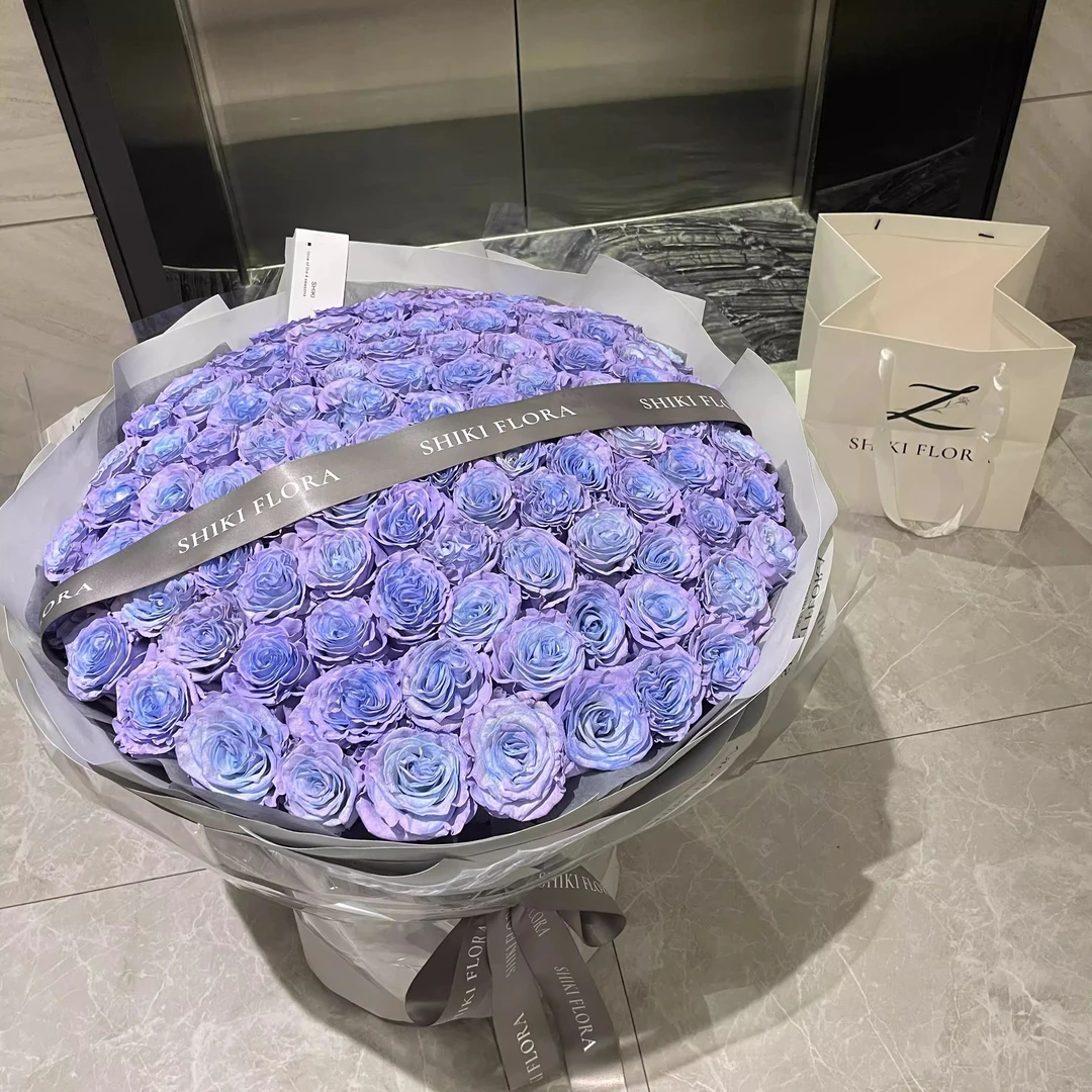 玫瑰花束鲜花全国同城配送附近花店送花上门