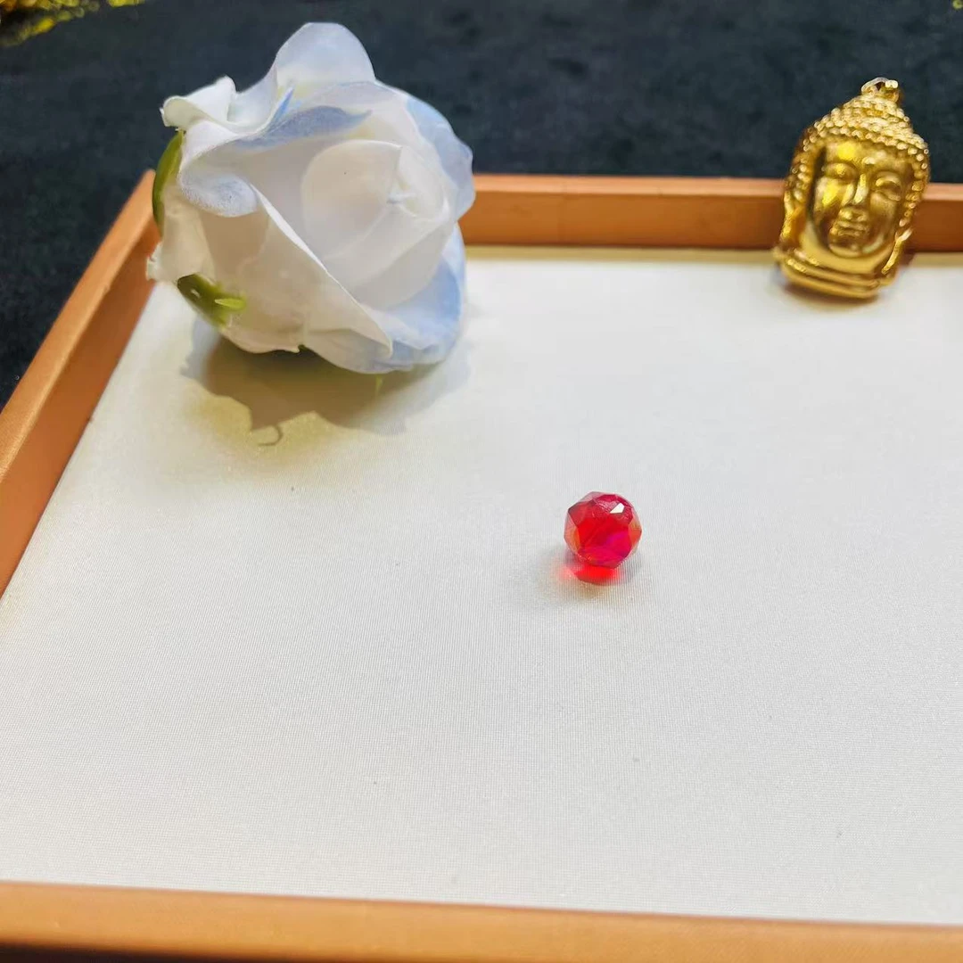 Q88甄品严选红珠子配吊坠J39