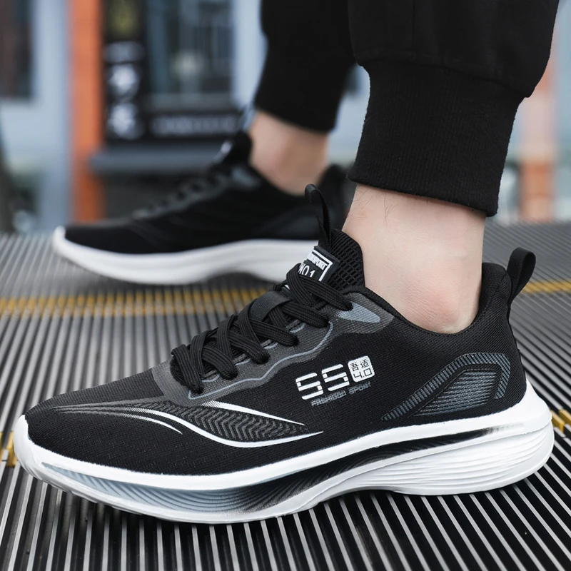 透气春夏学生减震运动网鞋百搭休闲潮鞋夏季跑鞋2025夏季新款男款