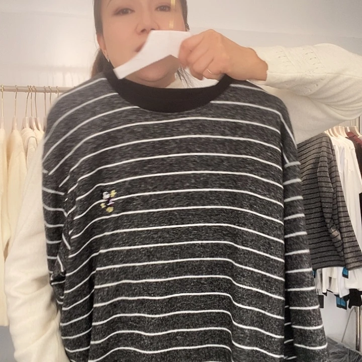 米奇条纹T恤123456