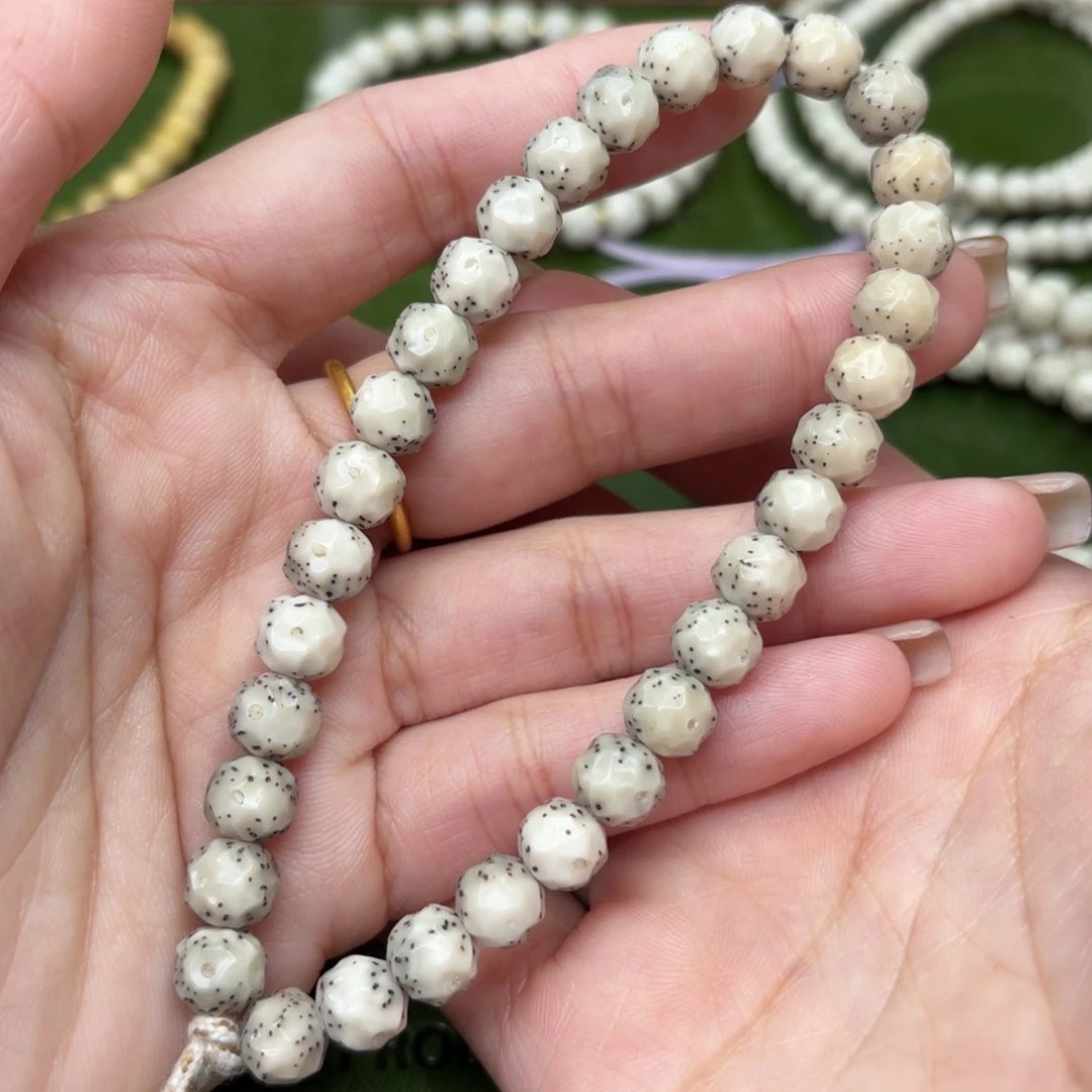 星月菩提手串8改无相❗️大留白❗️玉化小冰糖❗️