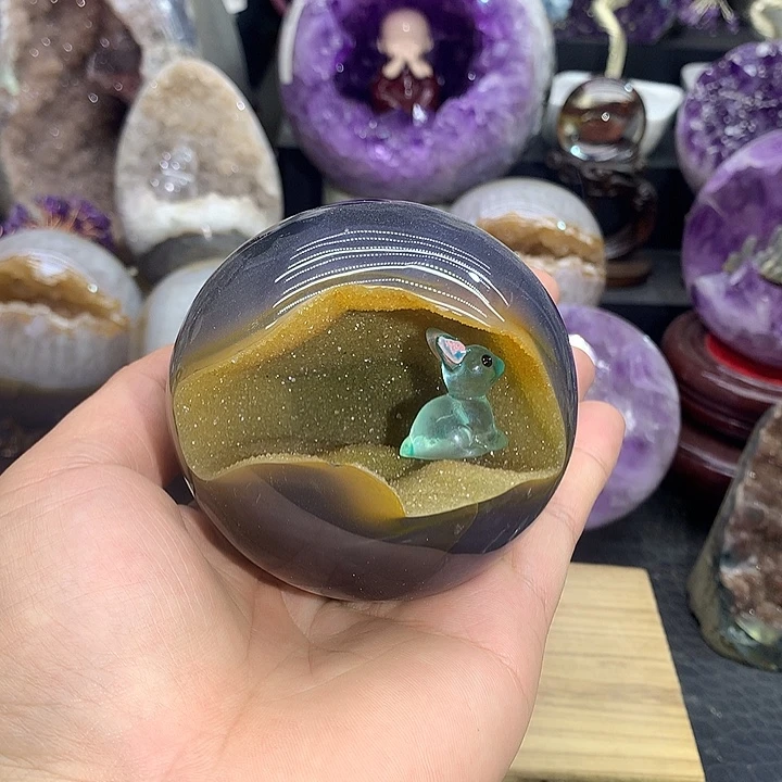 大型摆件（非配饰）未镶嵌紫晶