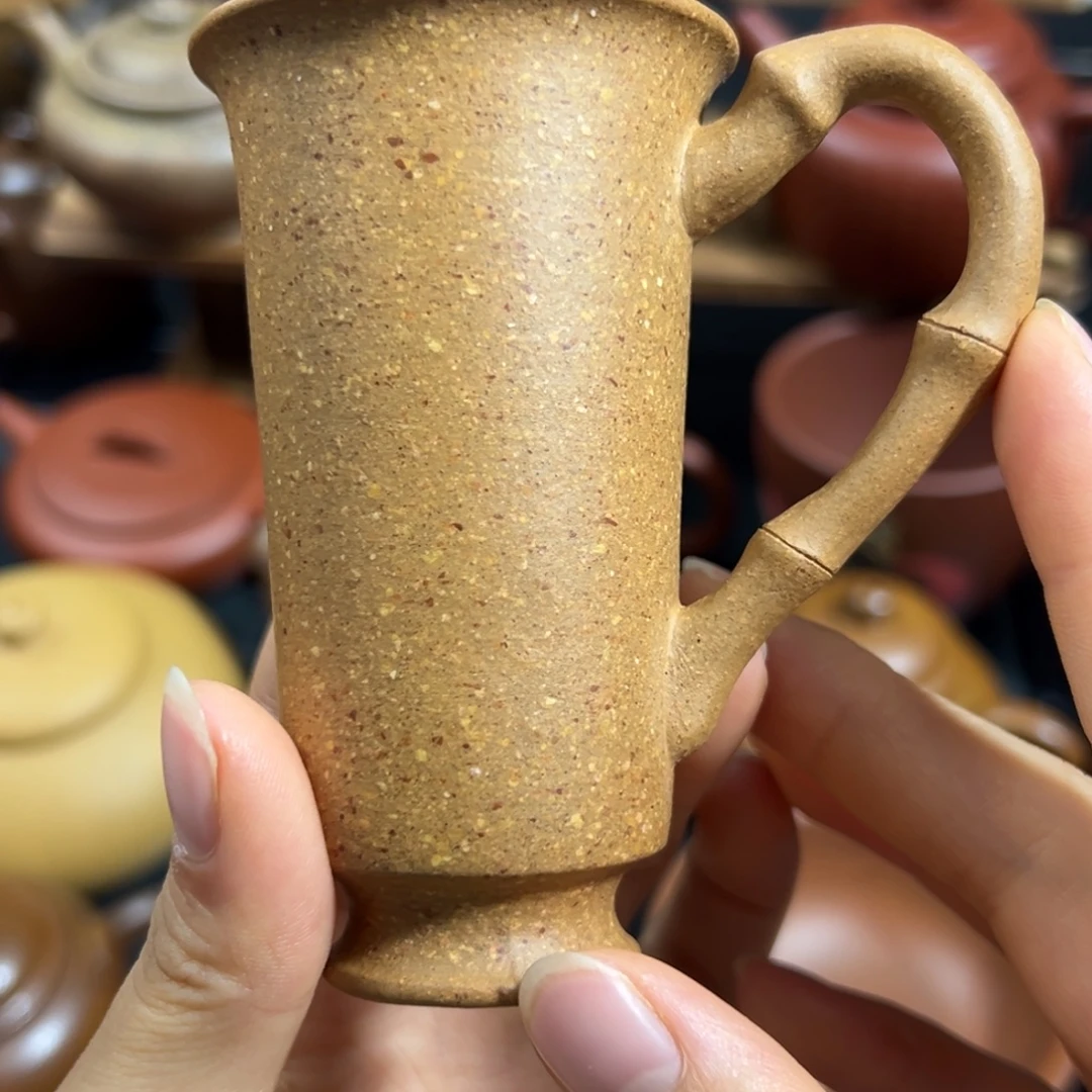 紫砂茶杯老段泥闻香杯